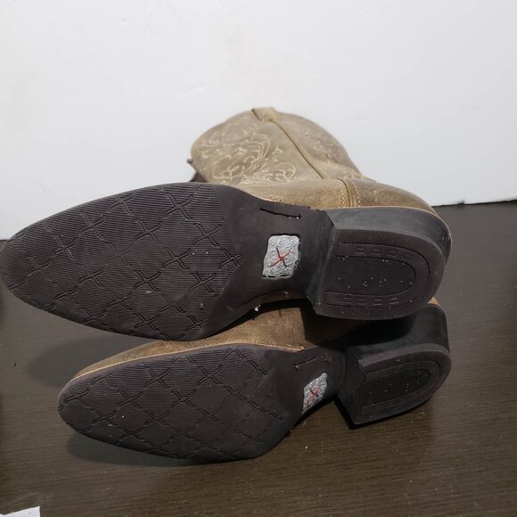 Twisted X WWT0025 Brown Leather Women Western Cowgirl STITCHED Boots 9,5B - Picture 11 of 14